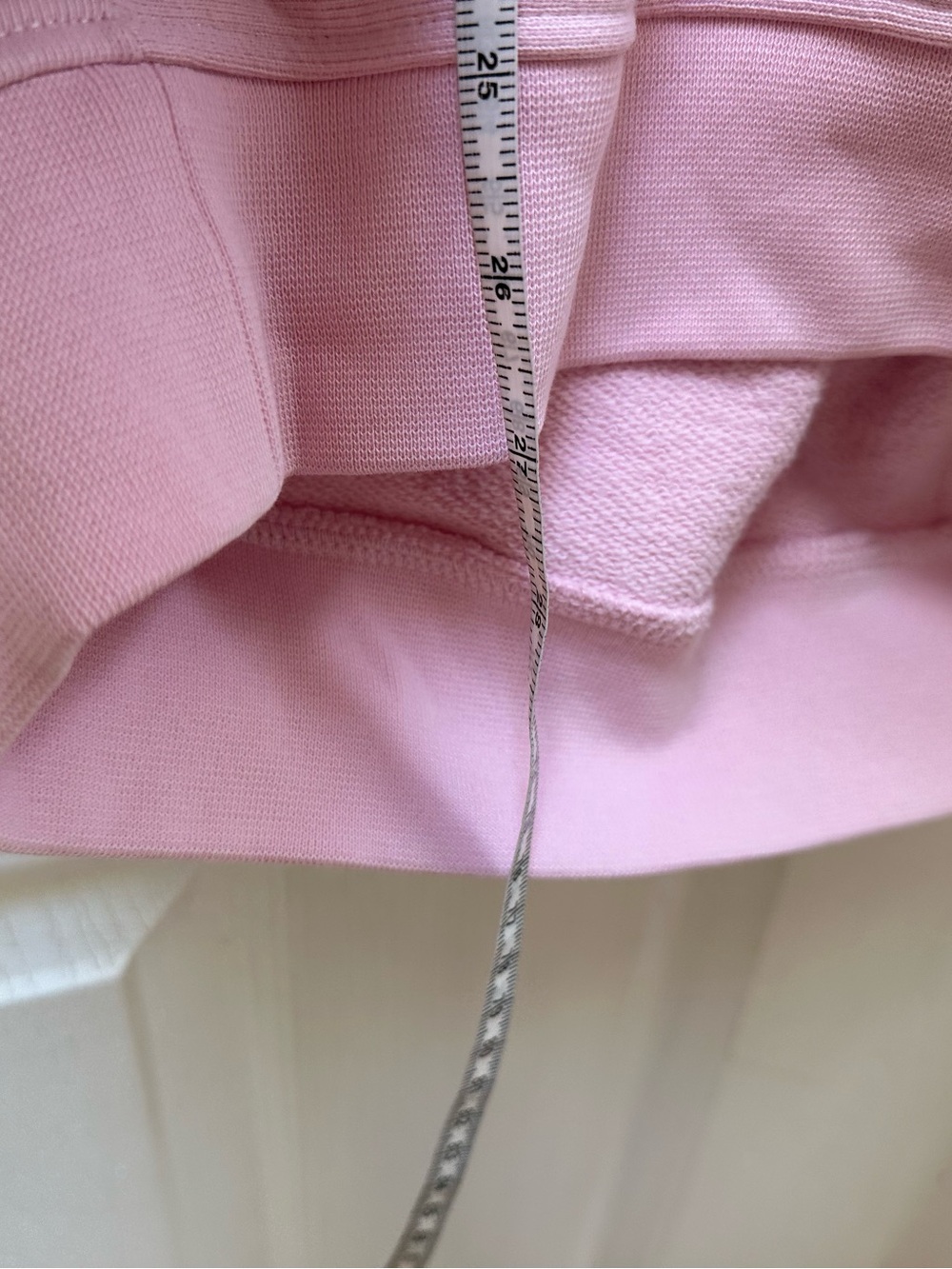 Tibi Cocoon Crewneck Light Pink Cotton Sweatshirt Size m medium crew - Picture 7 of 7